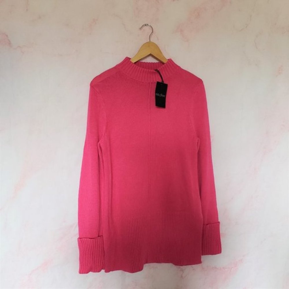 GoldRay Rib Cuff Side Slit Pullover size S - Picture 2 of 9